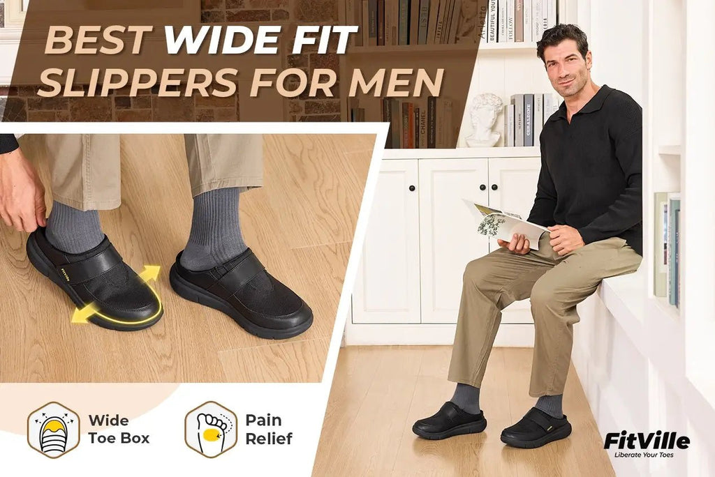 Top 3 Wide Fit Men’s Slippers for Comfort and Support - FitVille
