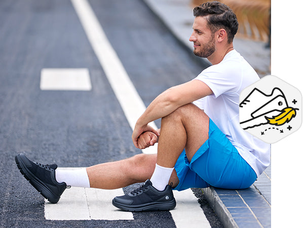 Light as Air, Free as Wind Soft Knit Upper: Breathe and Flex Effortlessly