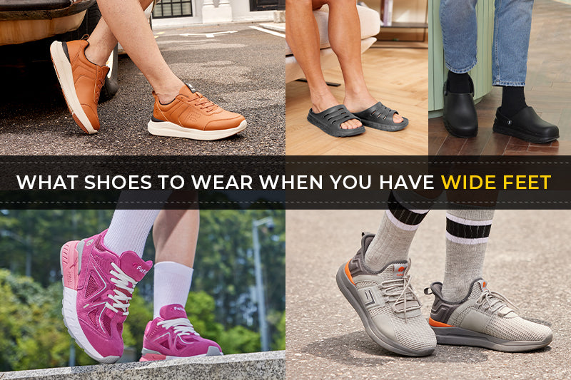What shoes to wear when you have wide feet