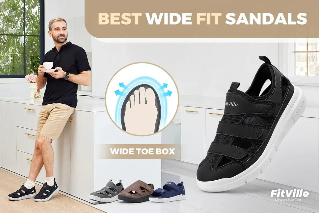 5 Best Wide Fit Sandals 2025: Comfort Meets Support - FitVille