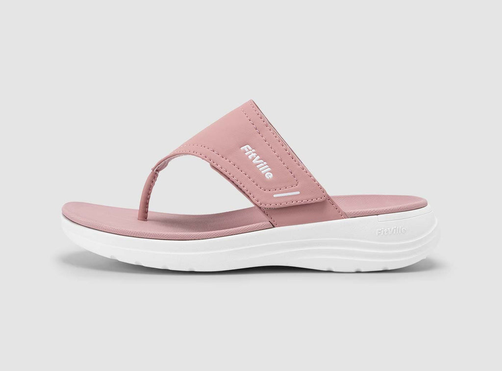 FitVille Women's Queenesque Flip Flop V1 | Arch Support