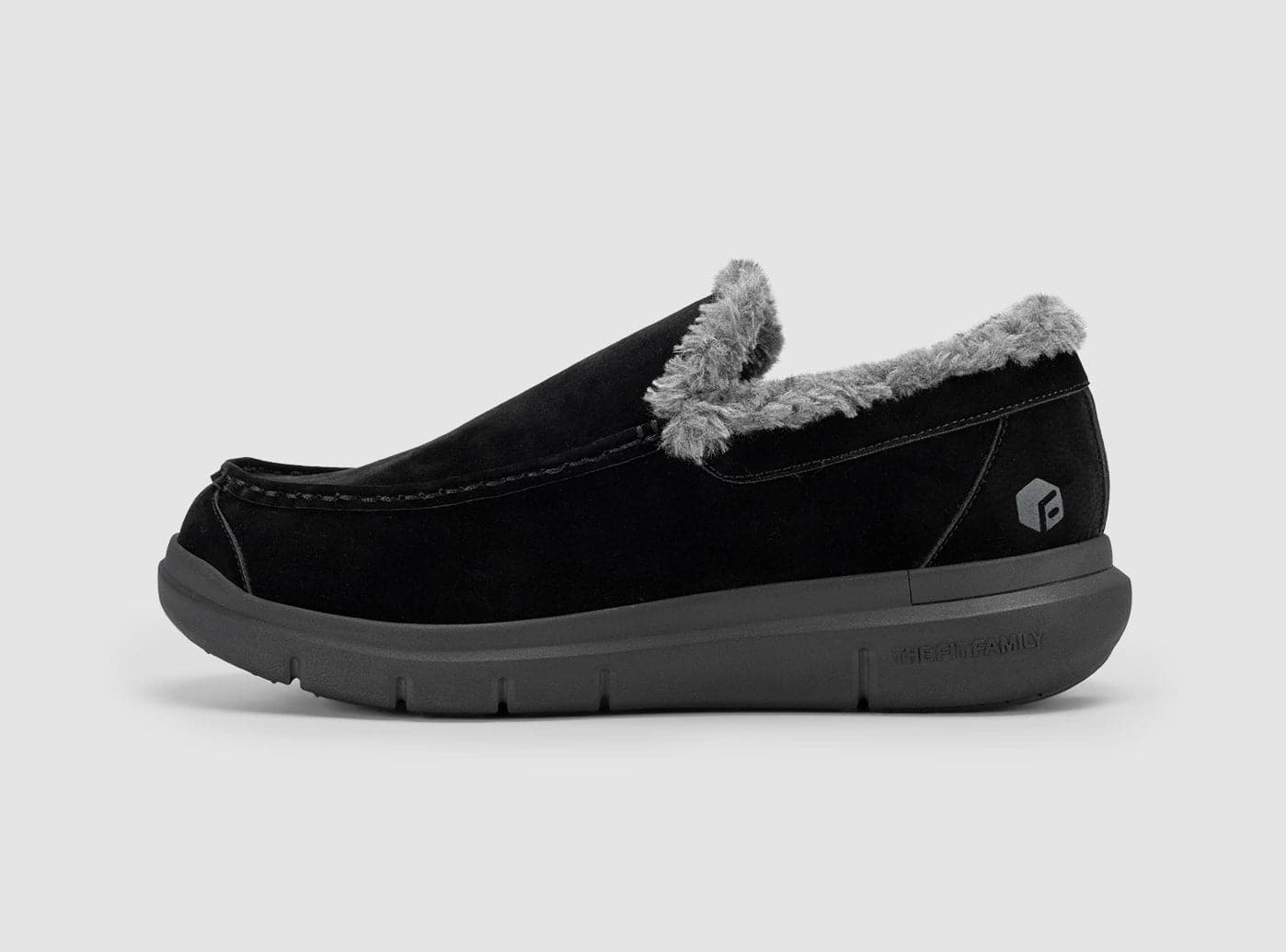 thumbnail image 2 of Vonair Mens Moccasin Slippers Indoor Outdoor Slip On Warm House Shoes 2 of 13