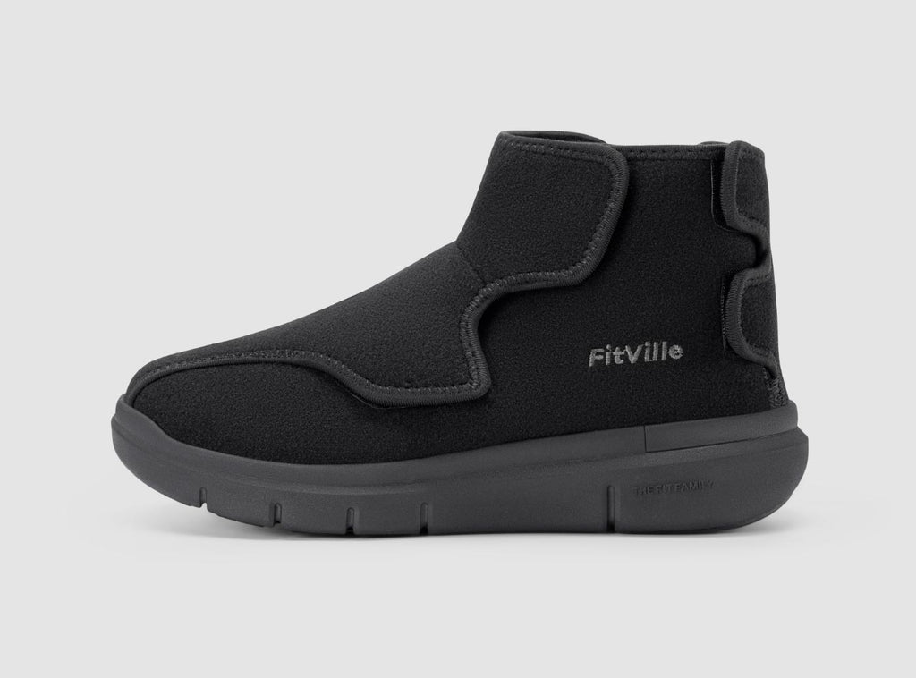 FitVille Men's EasyTop Diabetic Winter Boots V2 - 1