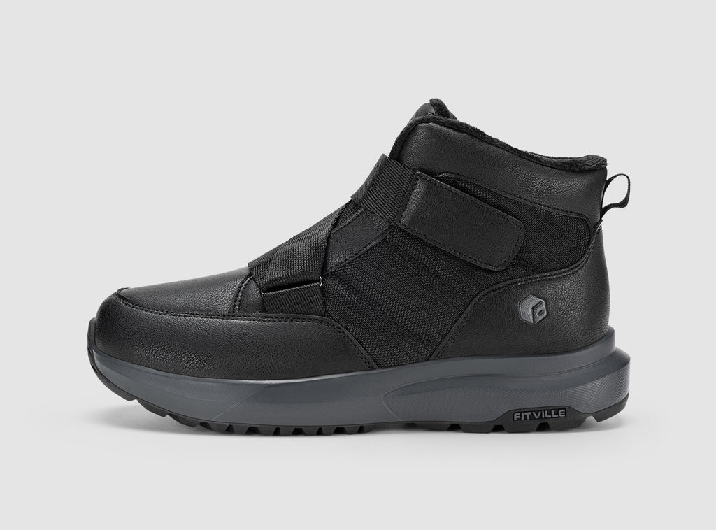 FitVille Men's CozyCore V16 – Supportive Wide Fit Winter Boots