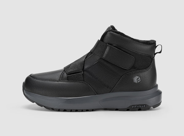 FitVille Men's CozyCore V16 – Supportive Wide Fit Winter Boots