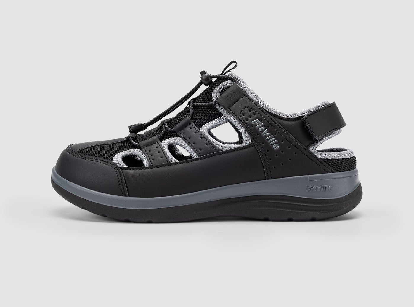 FitVille Women's FlexiWalk Sandal V3 | Wide Fit Arch Support