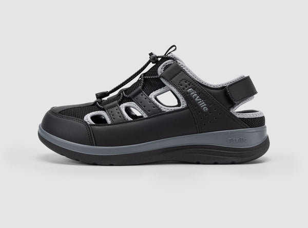 FitVille Women's FlexiWalk Sandal V3 | Wide Fit Arch Support