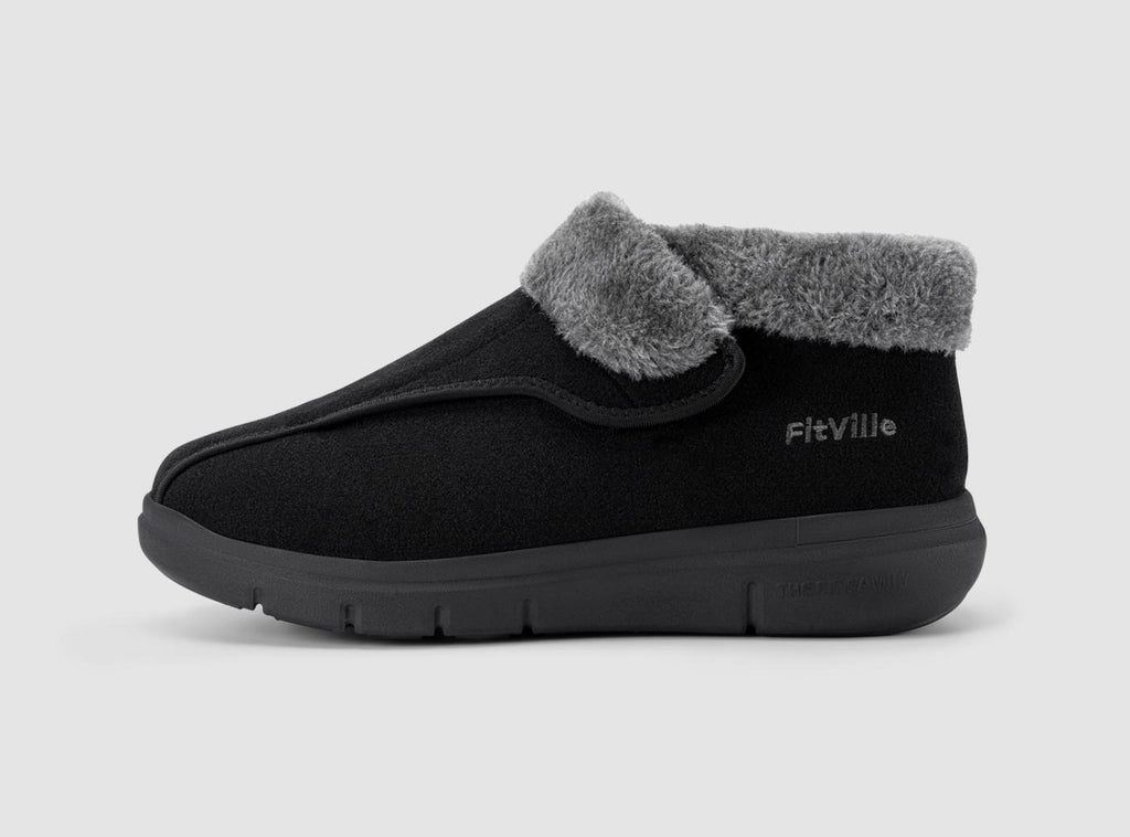 FitVille Women's EasyTop Diabetic Winter Boots V3 - 21