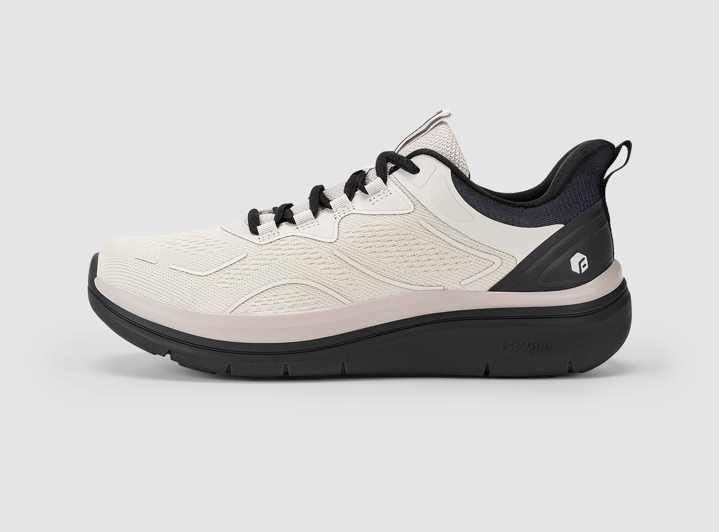 FitVille Men's Cloud Wanderer V24 | Easy-On Wide Fit Walking Shoes
