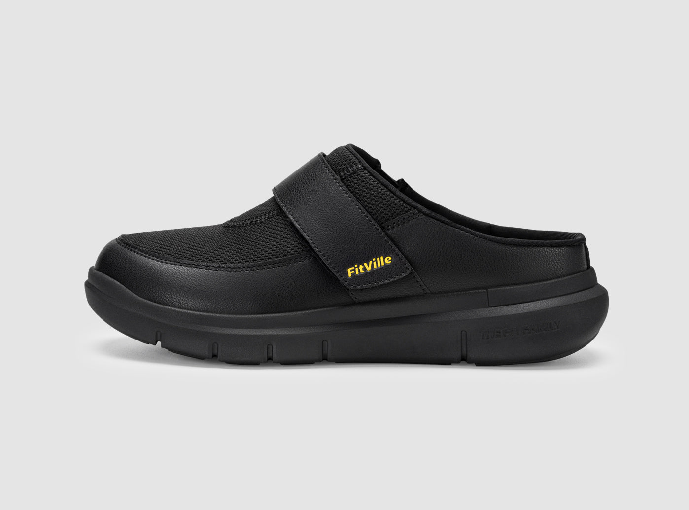 FitVille Men's EasyTop Diabetic Slipper V1 | Wide