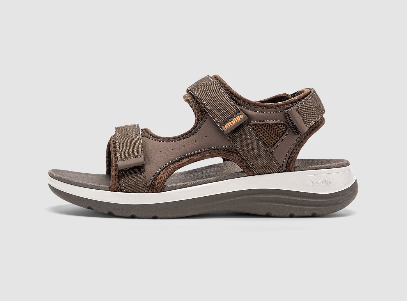 FitVille Women's FlexiWalk Sandal V6 | Wide Fit Arch Support