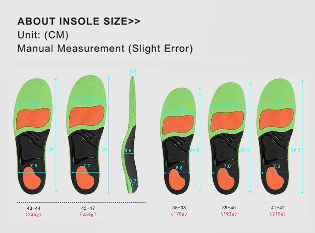 FitVille Breathable Orthopedic Insoles - 13