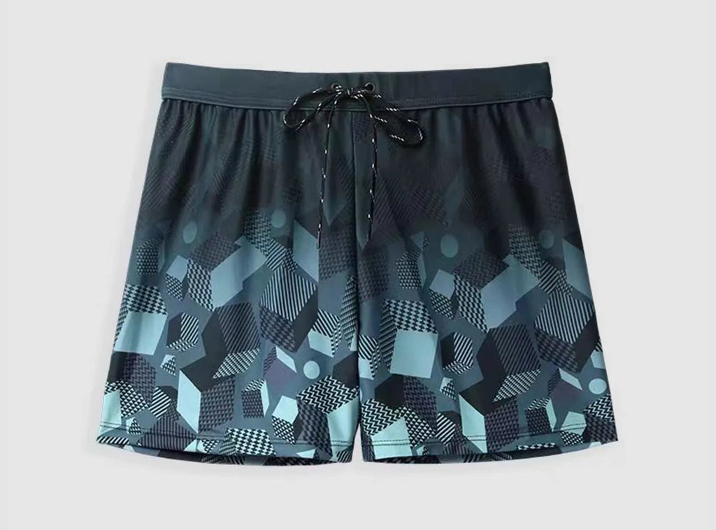 FitVille Men's Quick - Dry Swim Shorts - 1