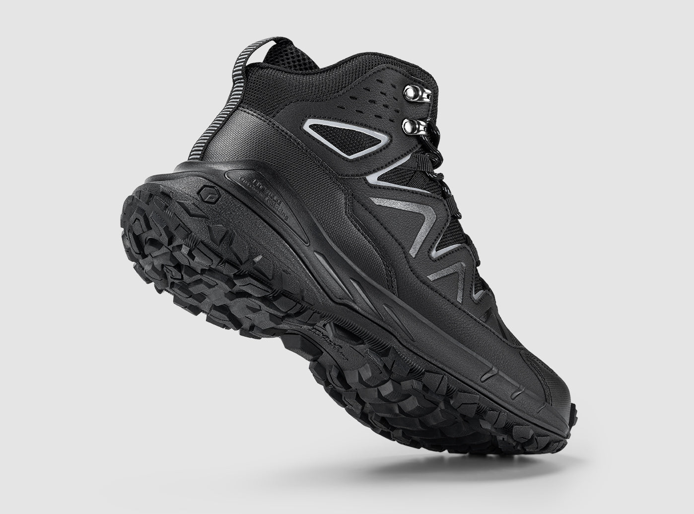 ジーニョブラックL FitVille Men's Exova Hiking Boots V1 | Wide Fit Water-Resistant