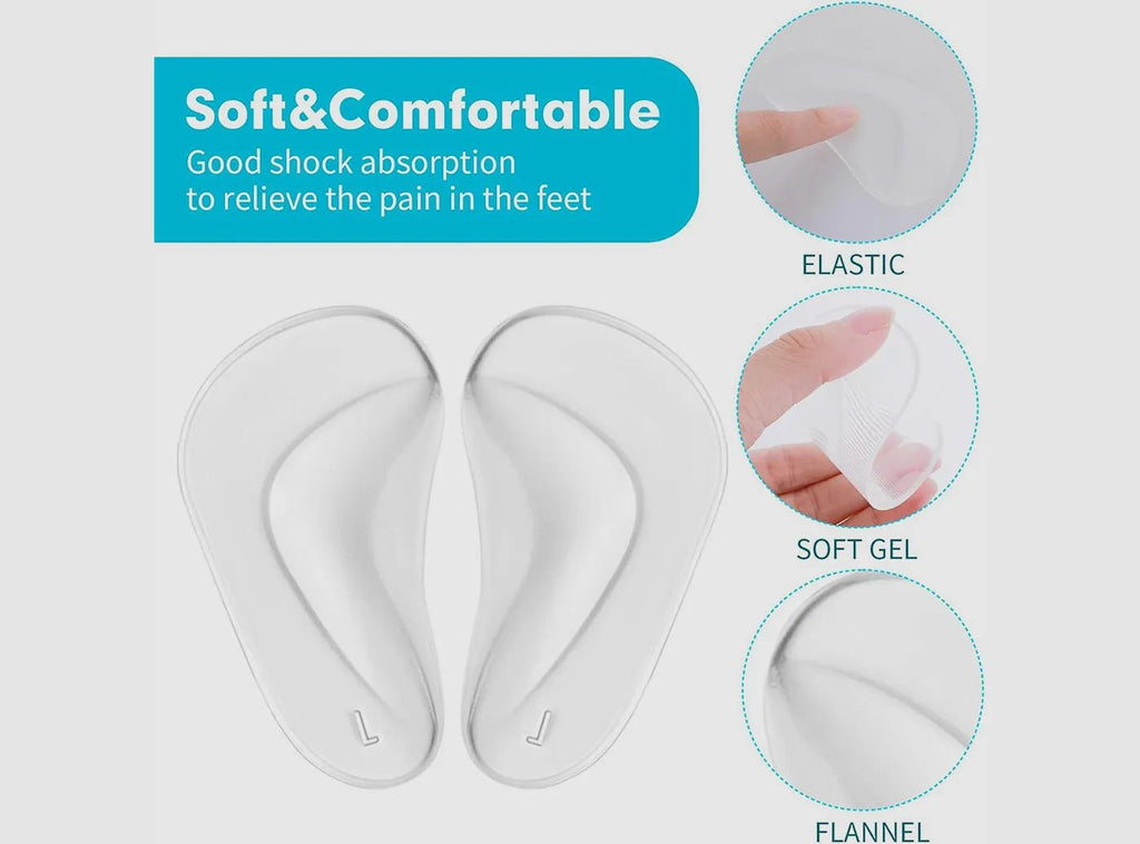 FitVille Gel Arch Support Pads (5 - Pair Bundle) - 2