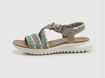 FitVille Women's Breathable Thick - Soled Outdoor Sandals - 1