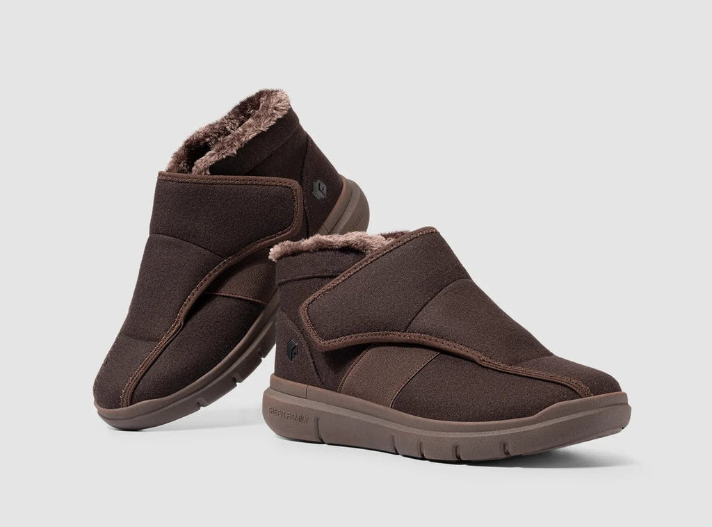 FitVille Women's EasyTop Diabetic Winter Boots V1 - 10