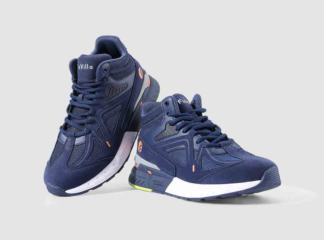 Men's Wide Walking Shoes High-Top Rebound Core | FitVille