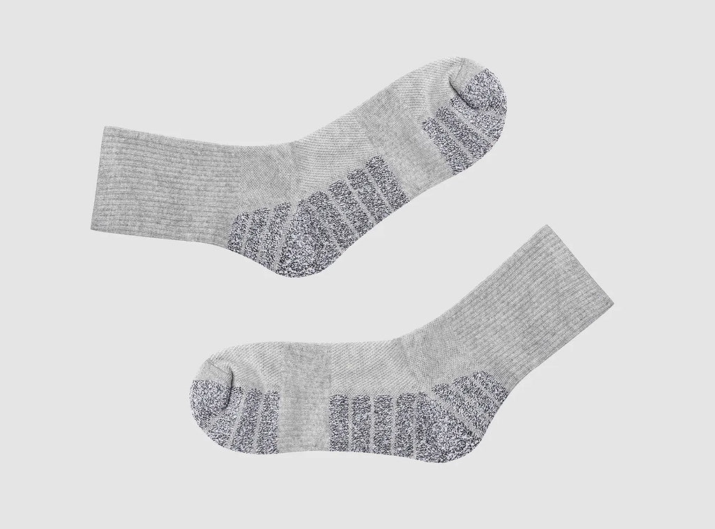 FitVille Men's Mid - Calf Athletic Socks 3 - Pair Bundle - 12