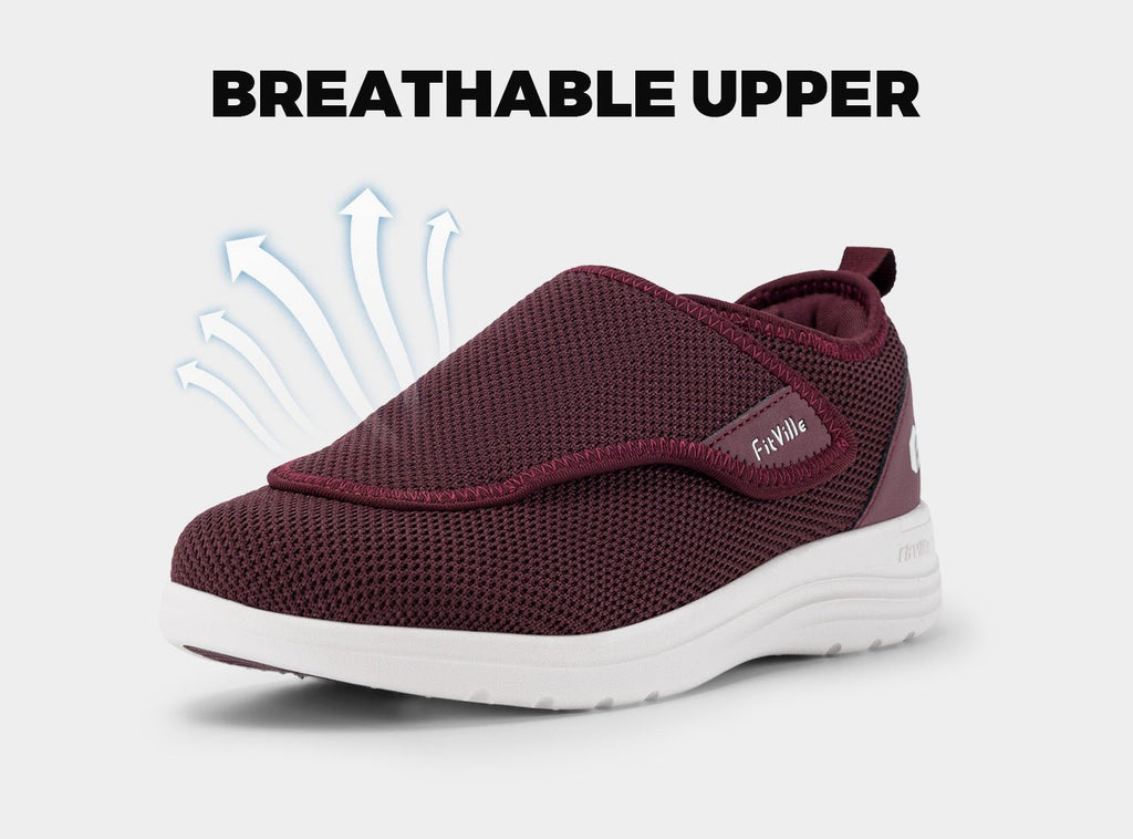 FitVille Women's EasyTop Wings Diabetic Shoes V2 - 4