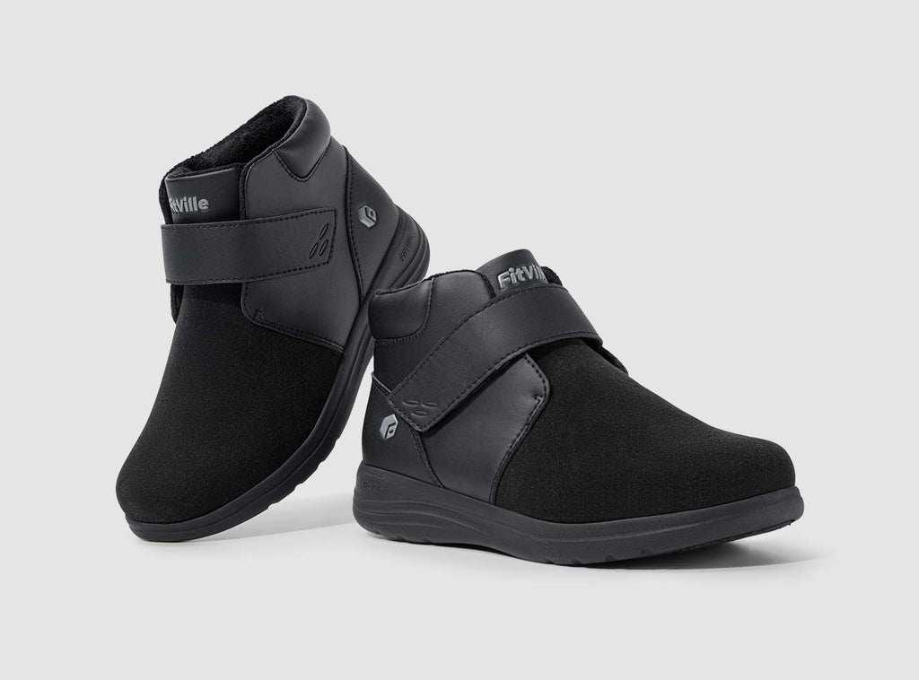 FitVille Women's CozyCore Winter Boots V6 - 10