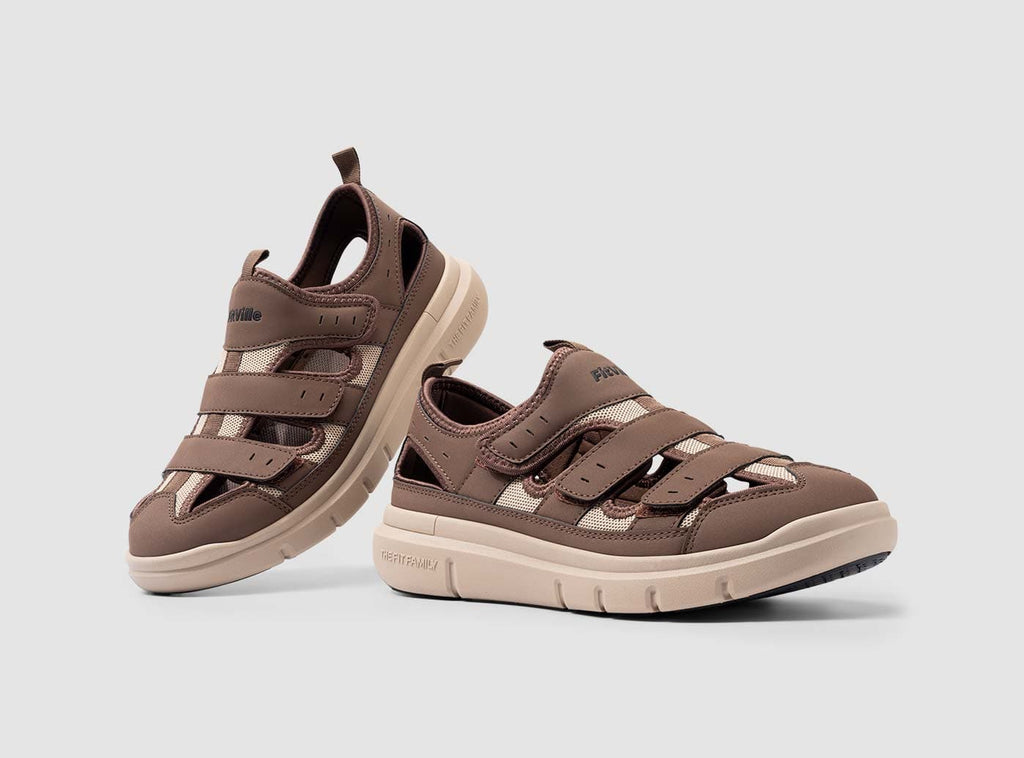 FitVille Men's EasyTop Recovery Sandal V4 - 25