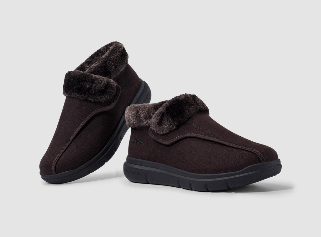 FitVille Men's EasyTop Diabetic Winter Boots V3 - 30