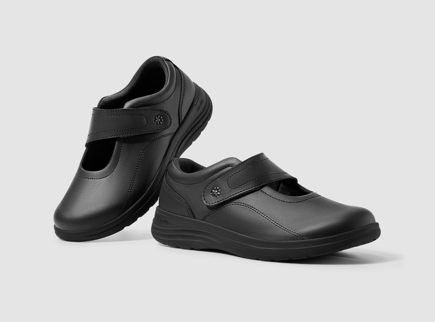 Women's Black Dress Shoes BriskWalk Elite V8 | FitVille