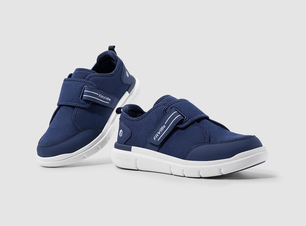 FitVille Men's EasyTop StrapEase Diabetic Shoes V10 - 17