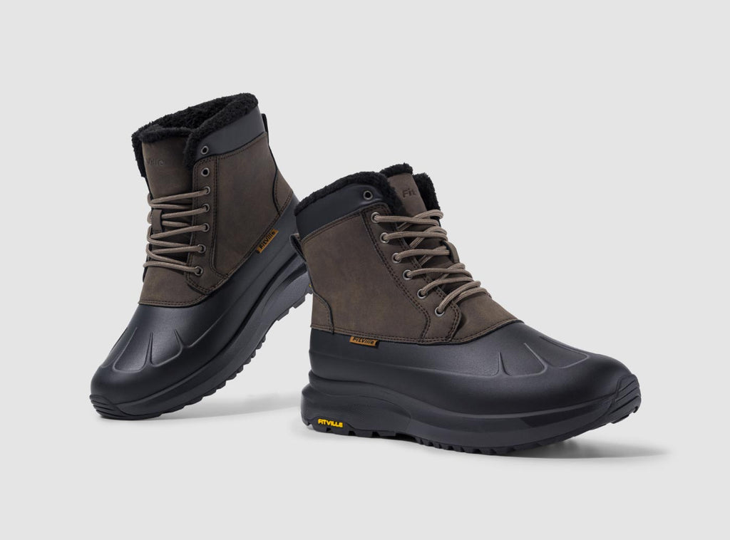 FitVille Men's CozyCore Winter Boots V10 - 20