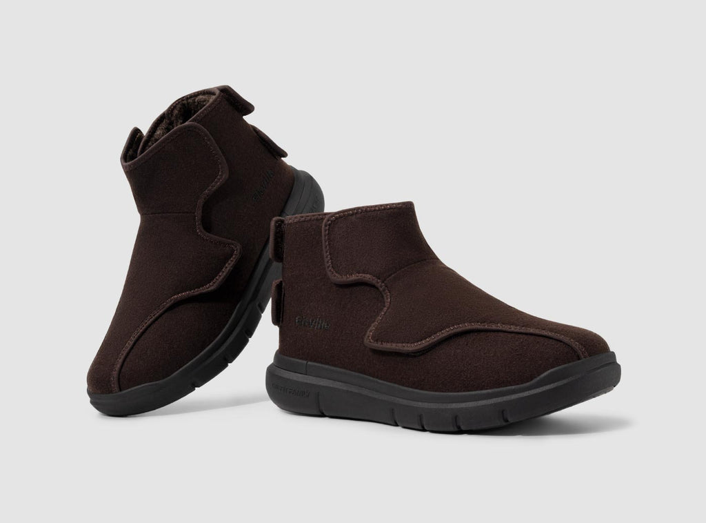 FitVille Men's EasyTop Diabetic Winter Boots V2 - 20