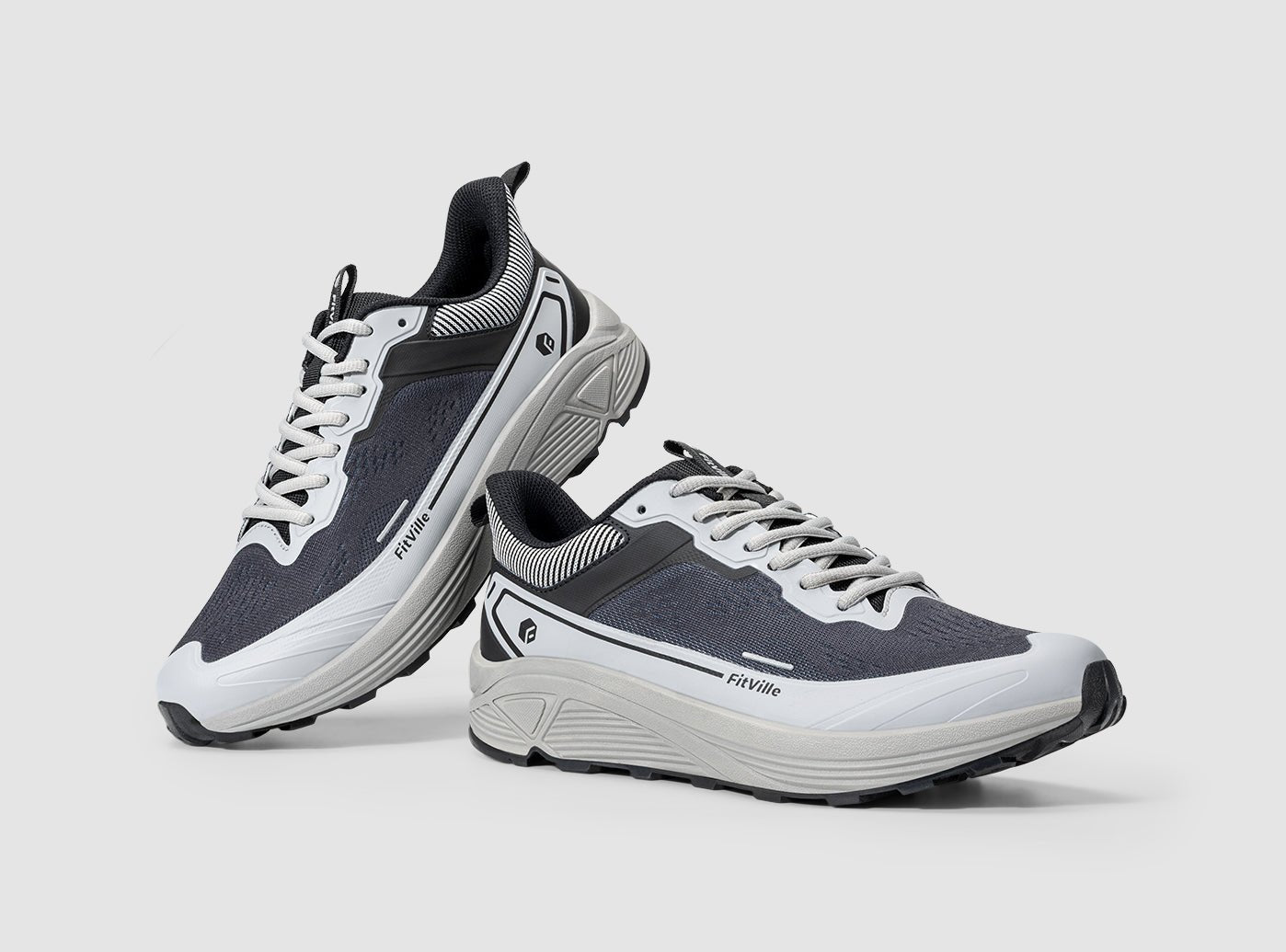 FitVille Men's AllTraction Trail Running Shoes V5 | Orthopedic