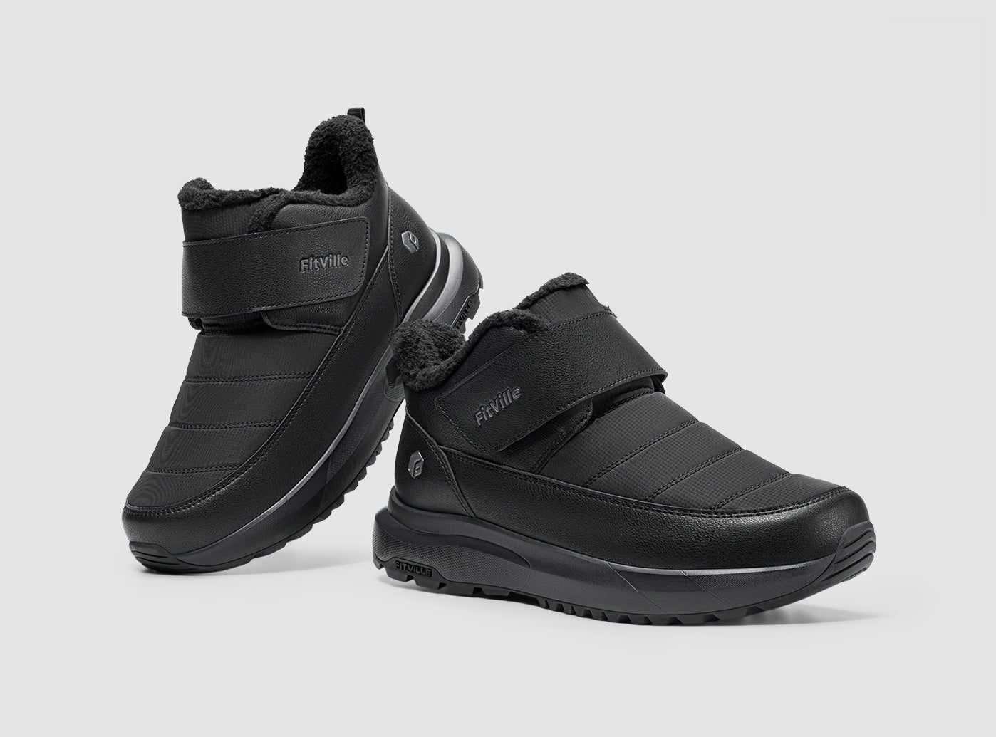 FitVille Men's CozyCore V15 – Arch Support Winter Boots