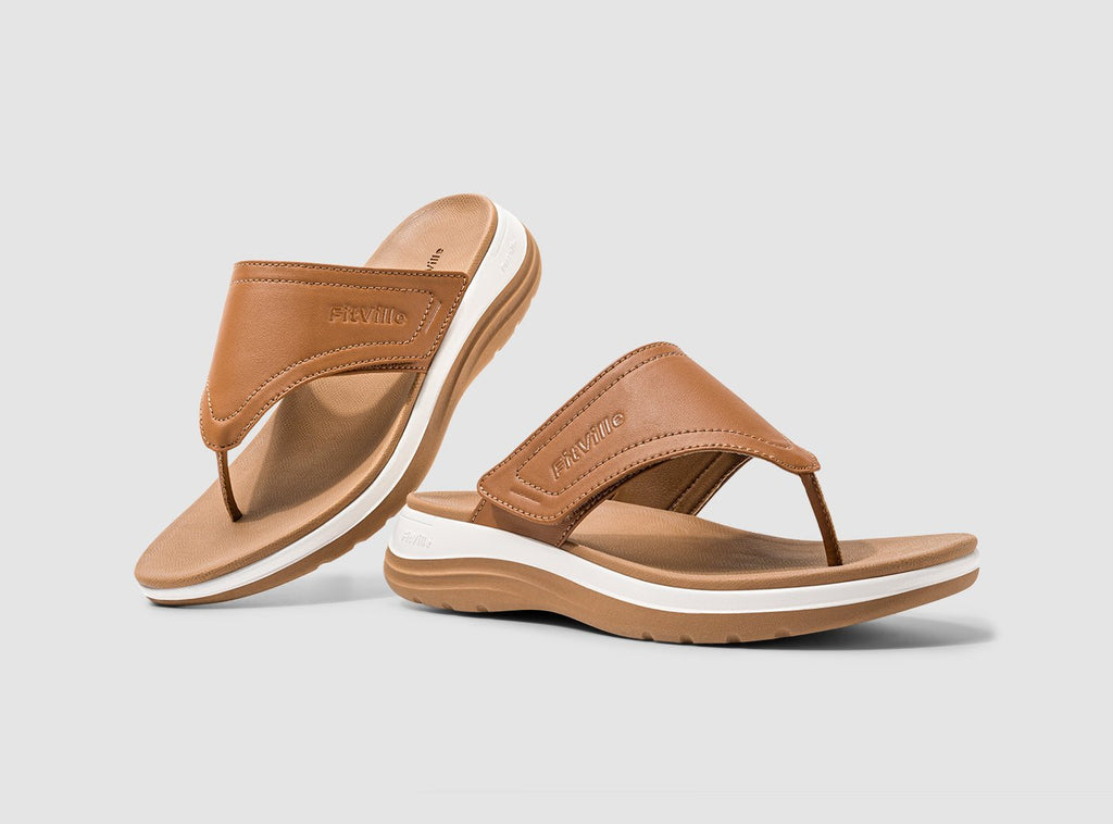 FitVille Women's Queenesque Flip Flop V1 - 43