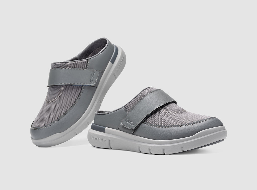 FitVille Men's EasyTop Diabetic Slipper V1 - 27