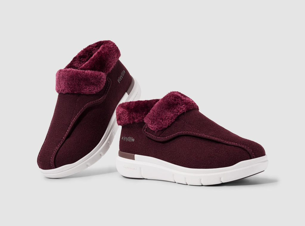 FitVille Women's EasyTop Diabetic Winter Boots V3 - 20