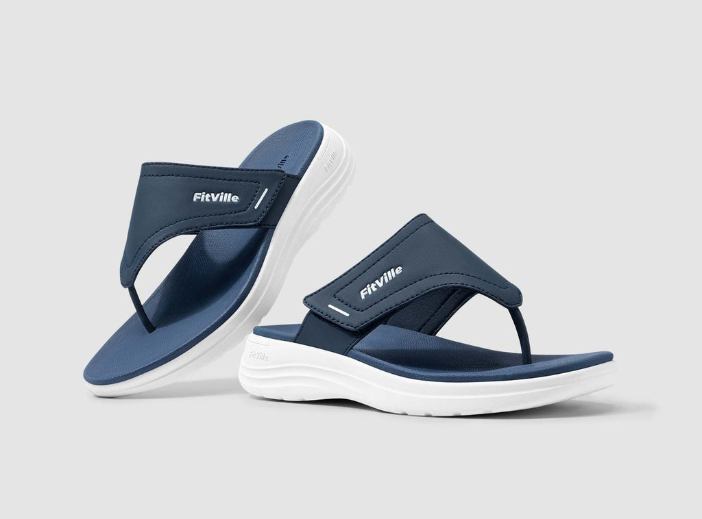 FitVille Women's Queenesque Flip Flop V1 - 40