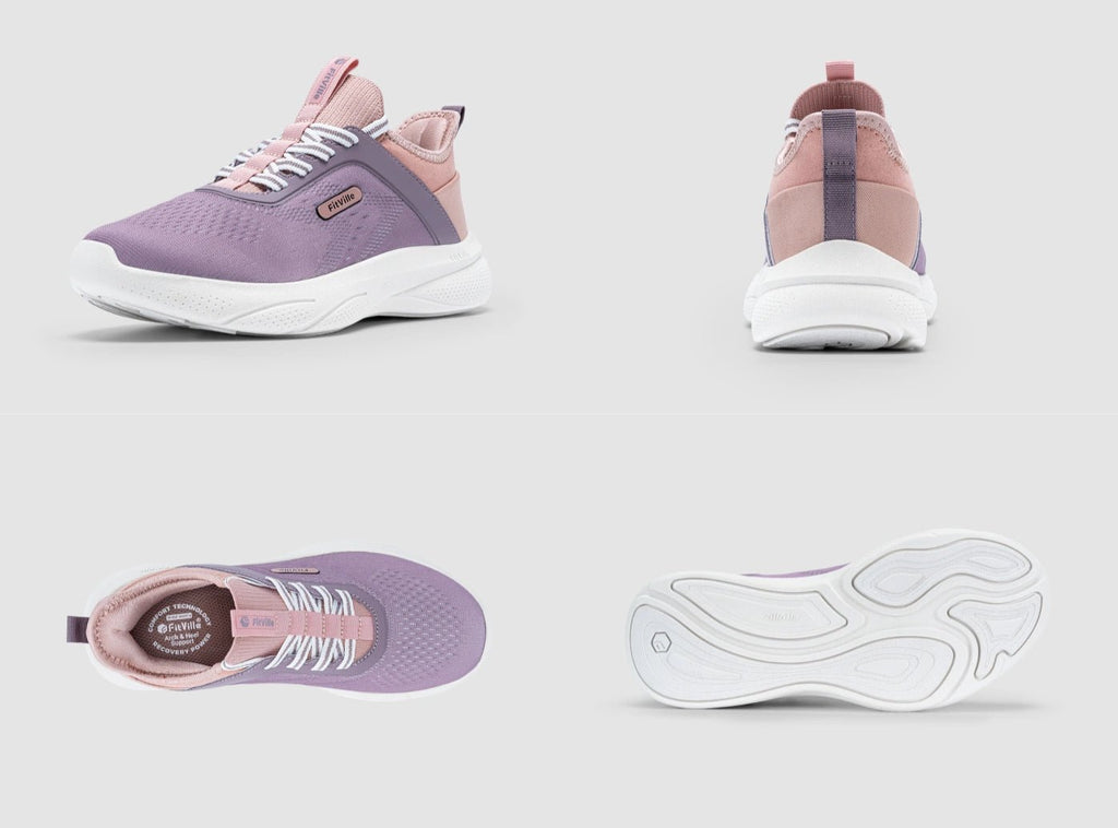 FitVille Women's ZephyrLite Walking Shoes V1 - 26