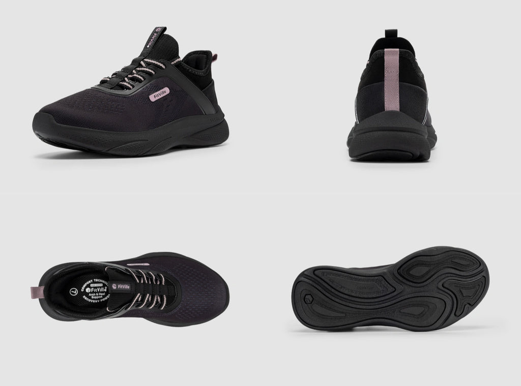 FitVille Women's ZephyrLite Walking Shoes V1 - 8