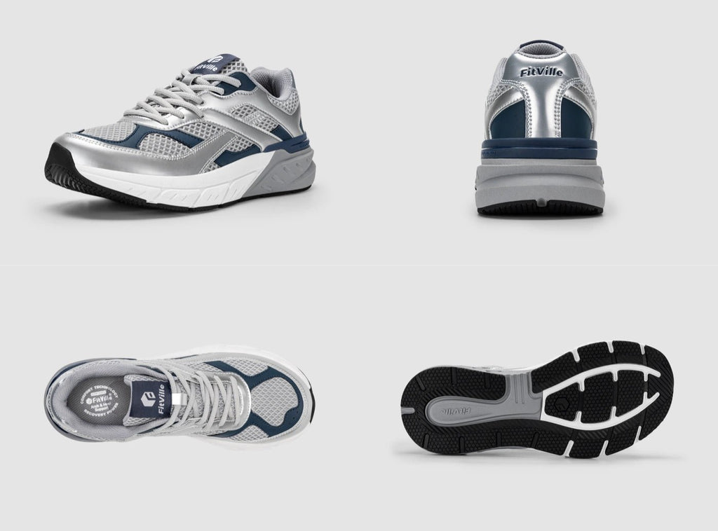 FitVille Men's Rebound Neo Walking Shoes V6 - 8