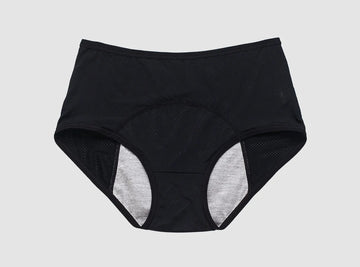 FitVille Women's Plus Size High - Waist Period Panties (5 per pack) - 1