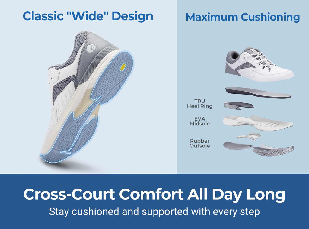 FitVille Men's Court Tennis Amadeus V1 - 13