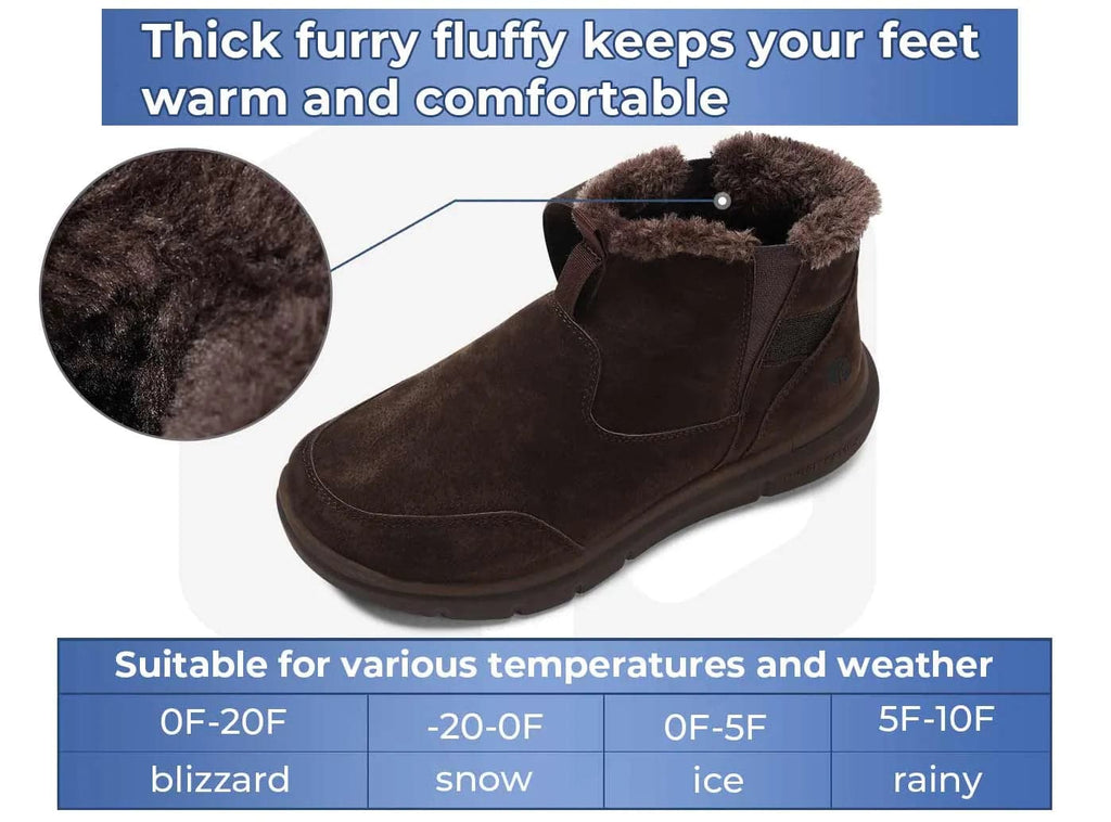 FitVille Men's CozyCore Winter Boots V1 - 12
