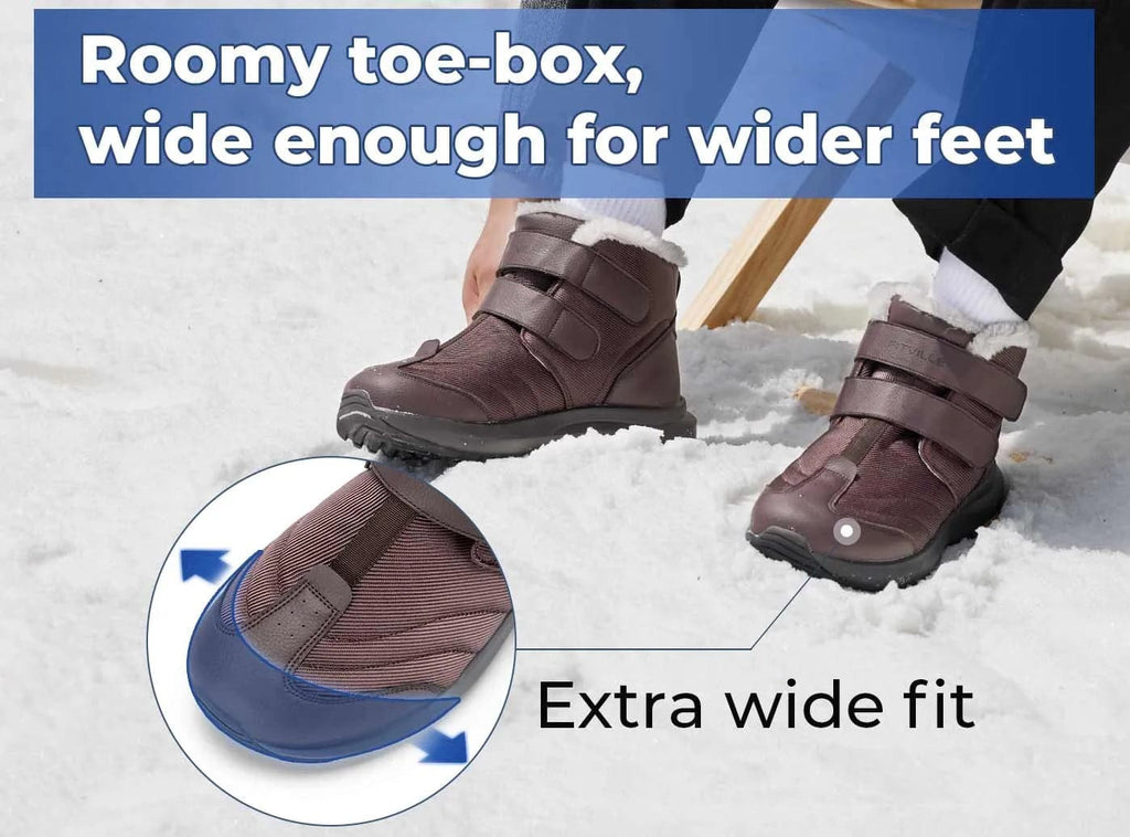 FitVille Men's CozyCore Winter Boots V3 - 12