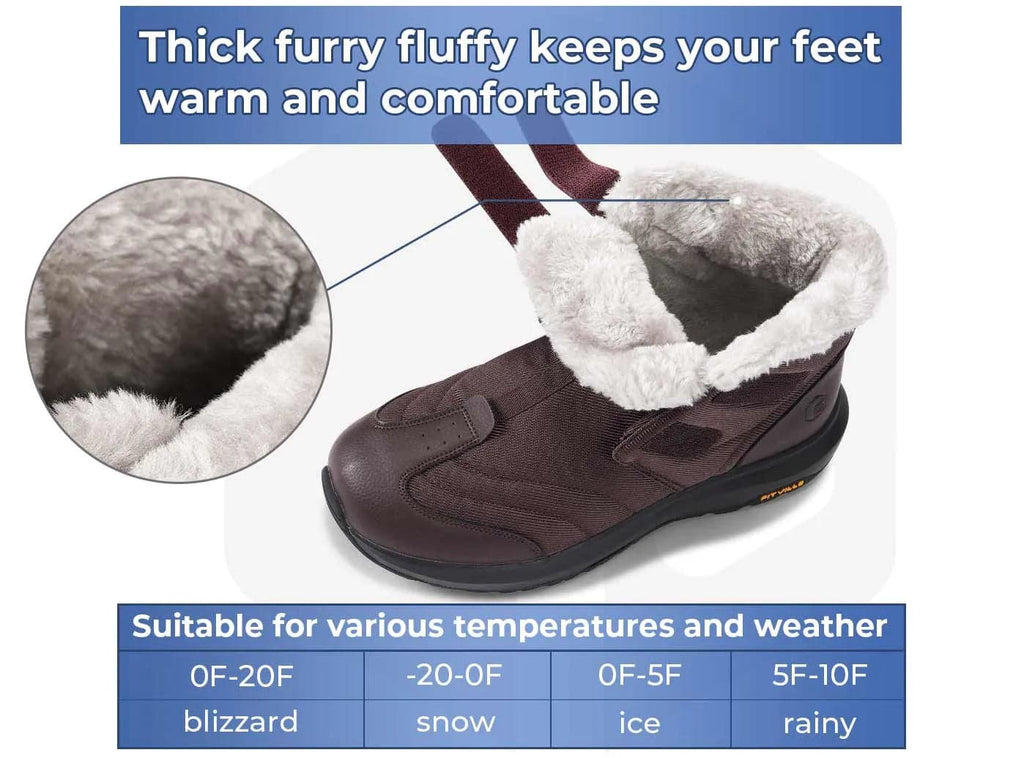 FitVille Men's CozyCore Winter Boots V3 - 14