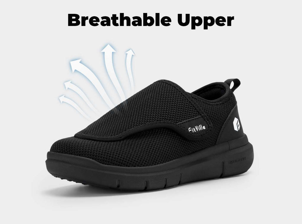 FitVille Men's EasyTop Wings Diabetic Shoes V2 - 6