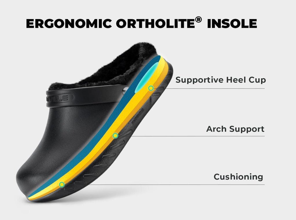 FitVille Men's Recovery Winter Clog V1 - 3