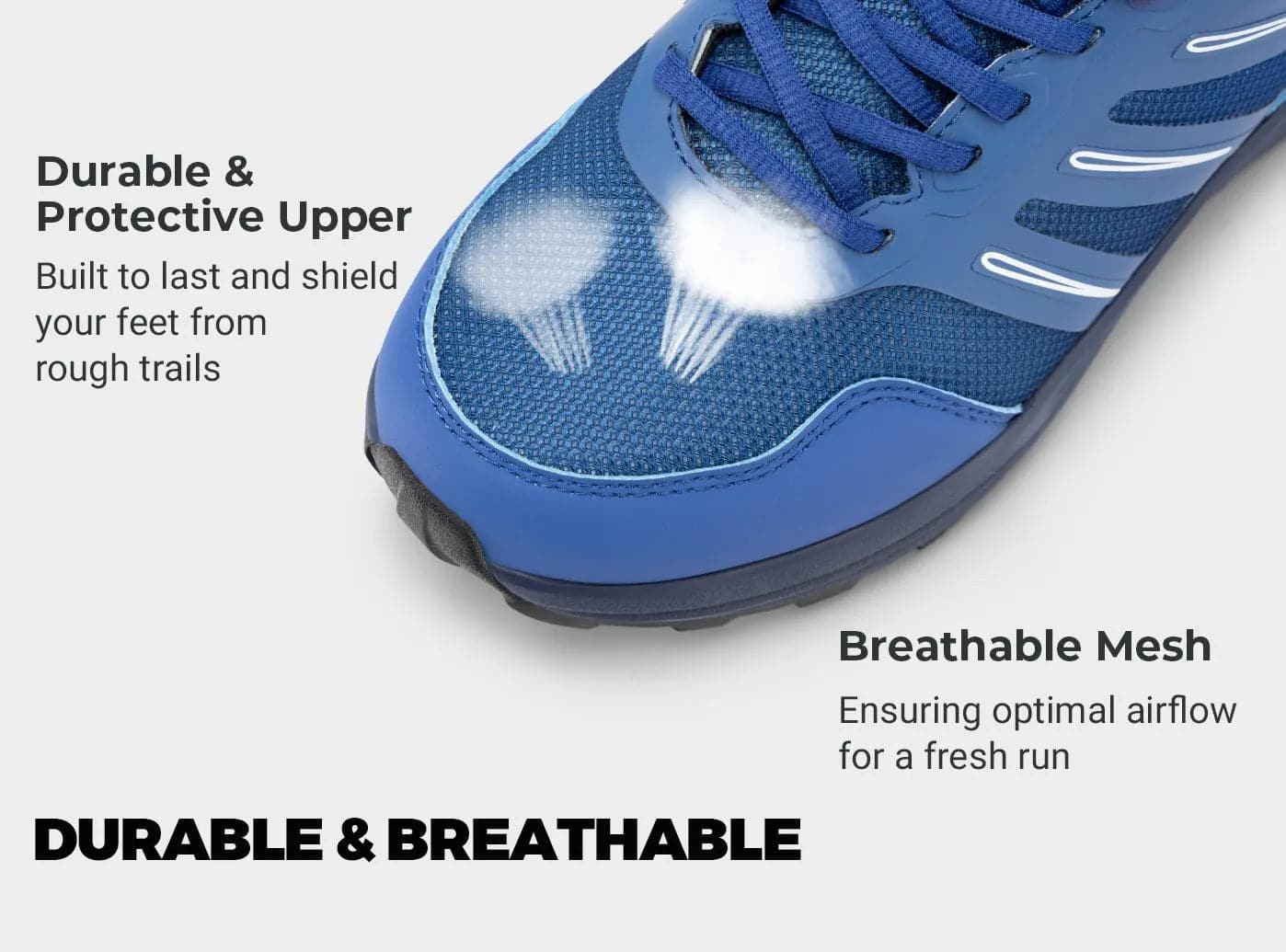 FitVille Men's Trail Running Shoes V1 | 2E/4E