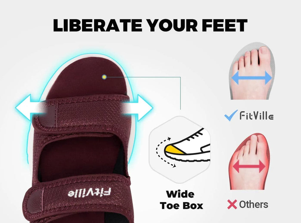 FitVille Women's EasyTop Recovery Sandal V3 - 3