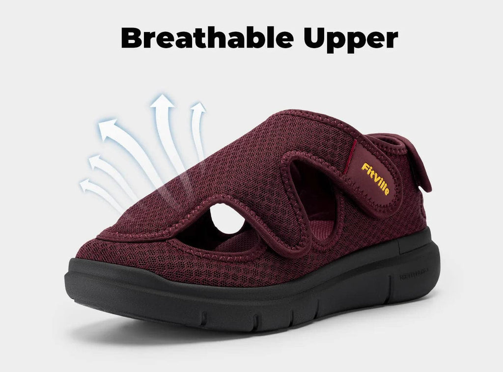 FitVille Women's EasyTop Recovery Sandal V5 - 7